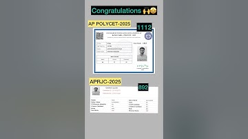 AP POLYCET-2025 | APRJC-2025 #shorts #students #study #result #education #exam #polytechnic #school
