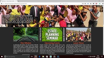 How to Edit and Host your Website  in Kinyarwanda 2017 Part 5