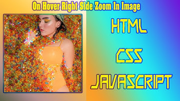 #7 On Hover Right Side Zoom In Image Using JavaScript/HTML/CSS? |#asp.net c# #mvc