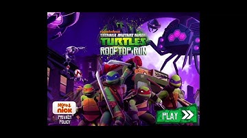 TMNT Rooftop Run - Main Menu theme (Good audio Quality)