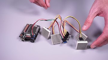 Умная LED Матрица 8x8 - i2c (Trema-модуль) для Arduino