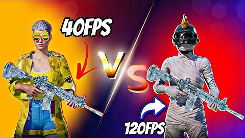 CAN I DEFEAT 120 FPS PLAYER🥵 | 40 FPS VS 120 FPS🥶 #tdm #1vs1