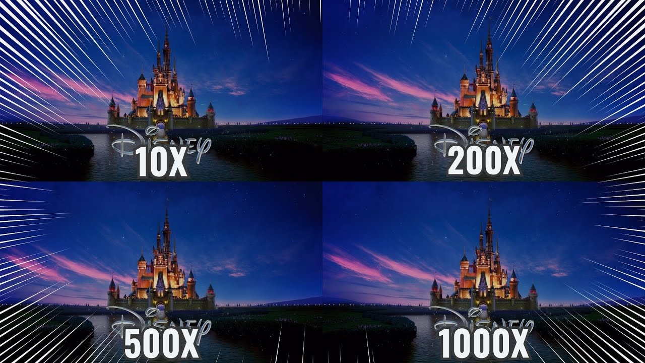 Disney Intro Logo Getting Faster