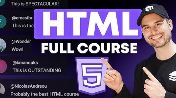 HTML Full Course Tutorial for Beginners - Learn EVERYTHING You Need to Know in Detail 🔍