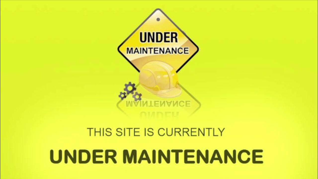 Server is under maintenance. Server is under maintenance