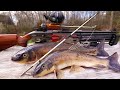 Air Rifle Fishing Reel HARPOON Mod | Sucker Fish Catch & Cook