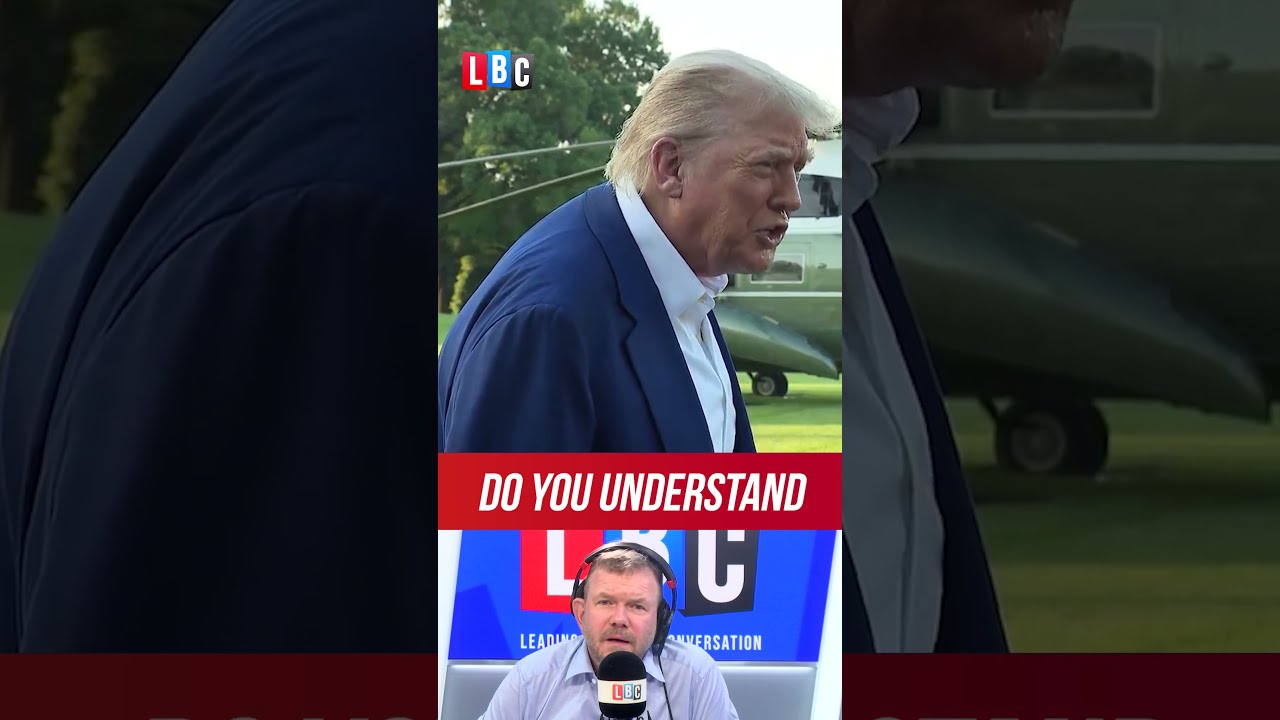 James O Brien Reacts To Donald Trump Swearing On Live TV LBC