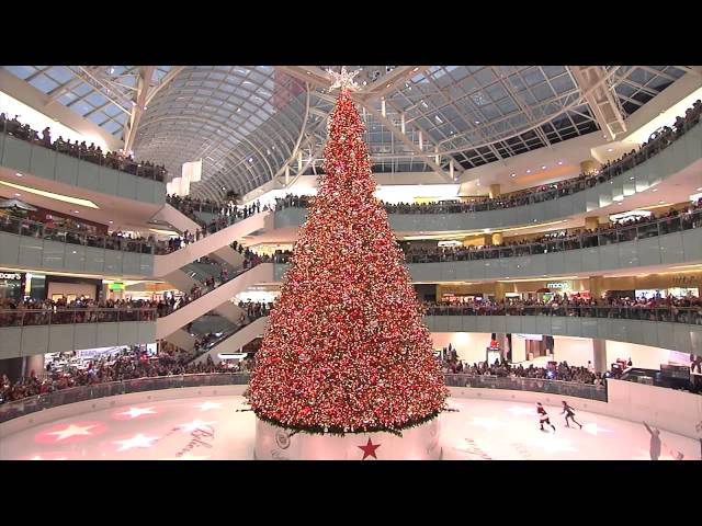 The Galleria Mall During Holiday Season Dallas, Texas