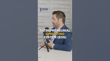 Entrepreneurial Operating System EOS #ThroughTheDoor #podcast #nsbank #eos  #businessowner