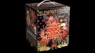 FEU DARTIFICE PORTABLE BOUQUET ROUGE PASSION PRESTIGE (pièce)