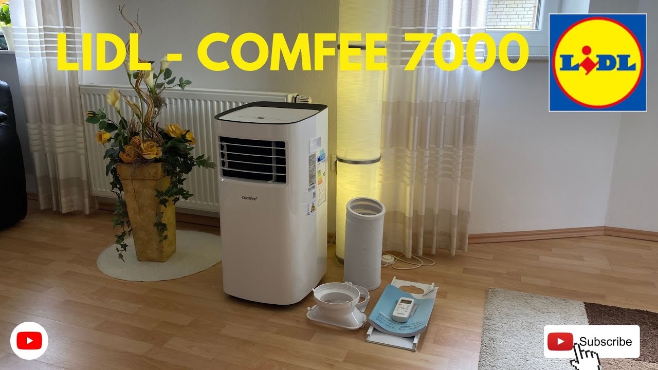 Comfee Klimagerät Smartcool 7000 Wifi Test Mobile Klimaanlage LIDL - Comfee 7000 BTU Aufbau & Funktion und