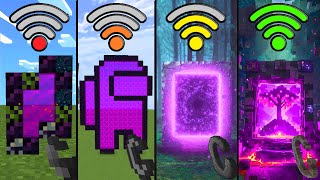 Minecraft: nether portal with different Wi-Fi be like