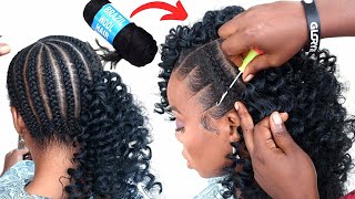 She Asked For Affordable Curly Crochet Braids Hairstyle Using