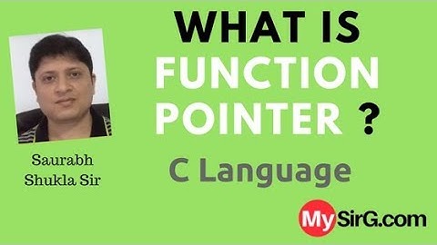What is function Pointer in C language? (in Hindi)