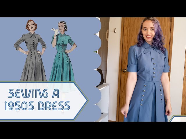 50s shirt dress pattern 50's Inspired Flared Shirt Dress: Know Me Pattern