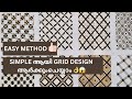 SIMPLE METHOD FOR GRID HENNA DESIGN ഇനി ആർക്കും ഇടാം ഇങ്ങനെ 👌😱😱#mehndi #fidhupathu