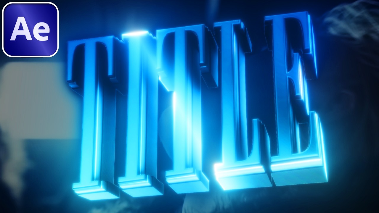 Create the ULTIMATE 3D TITLE in After Effects - YouTube