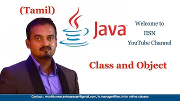 Class and Object in Tamil | Java Class and Object in Tamil  | Java Basics in Tamil