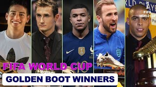 All FIFA World Cup Golden Boot(Top Scorers) Winners/Champions [1930 - 2022]