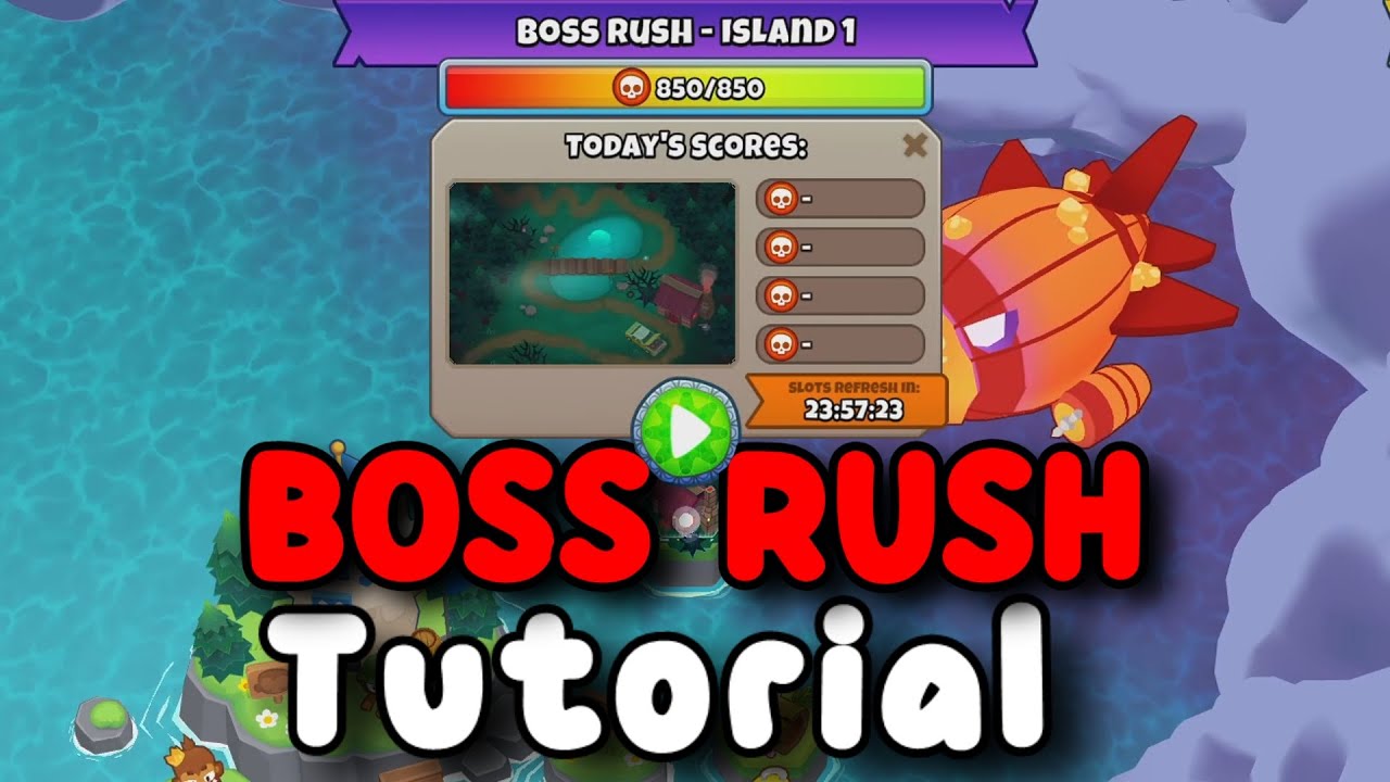 Tutorial Boss Map Boss Rush Map 1 | Pops 89 | BTD6 Boss Tutorial - YouTube