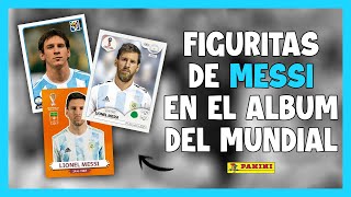 LIONEL MESSI 🇦🇷  TODAS sus FIGURITAS PANINI de los MUNDIALES