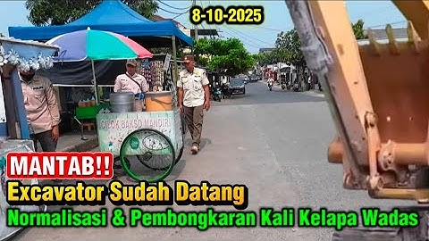MANTAB ‼️Excavator Baru Bakal Pembongkaran Bangli & Normalisasi Kali Kalapa Wadas Sudah Datang