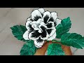 DIY Tutorial cara membuat Bunga Mawar dari Plastik Kresek | How to make Rose flower from Plastic Bag