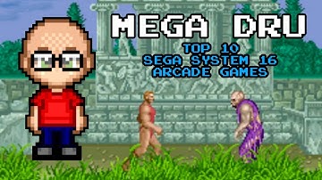 Top 10 Sega System 16 Arcade Games - Mega Dru #sega #system16 #top10