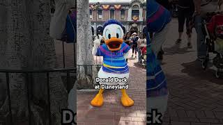 Meeting Donald Duck at Disneyland 🎉 #disney #disneyland #disneycharacters #disneyparks #donaldduck