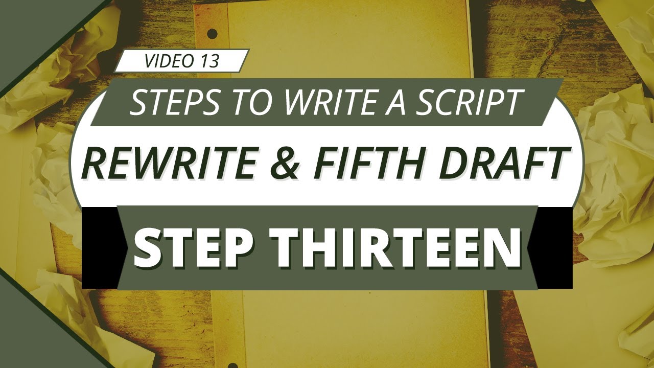 From Feedback to Final Draft: Perfecting Your Screenplay - YouTube