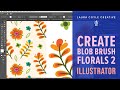 Draw Floral Illustrator Pattern Art with the Blob Brush Tool Part 2 of 2