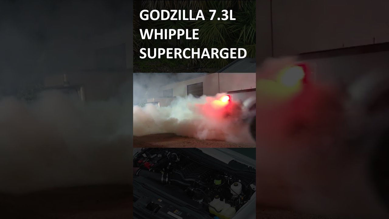 WHIPPLE F250 Super Duty DRAGY - 12 Second Pass ON THE STREET!! 700HP Godzilla 7.3L Work Truck