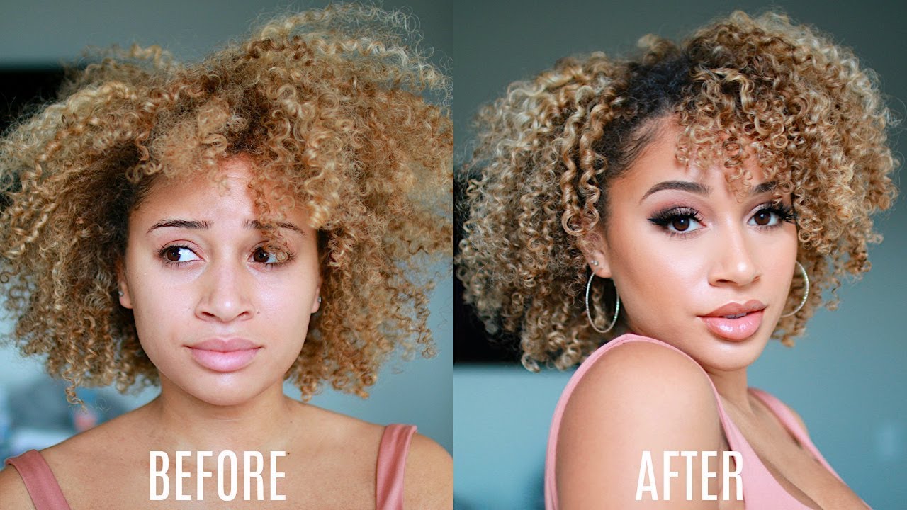 My Short Curly Hair Routine 2019 Youtube