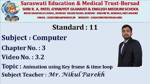 STD 11 COMPUTER CHAP 3  VIDEO 3.2