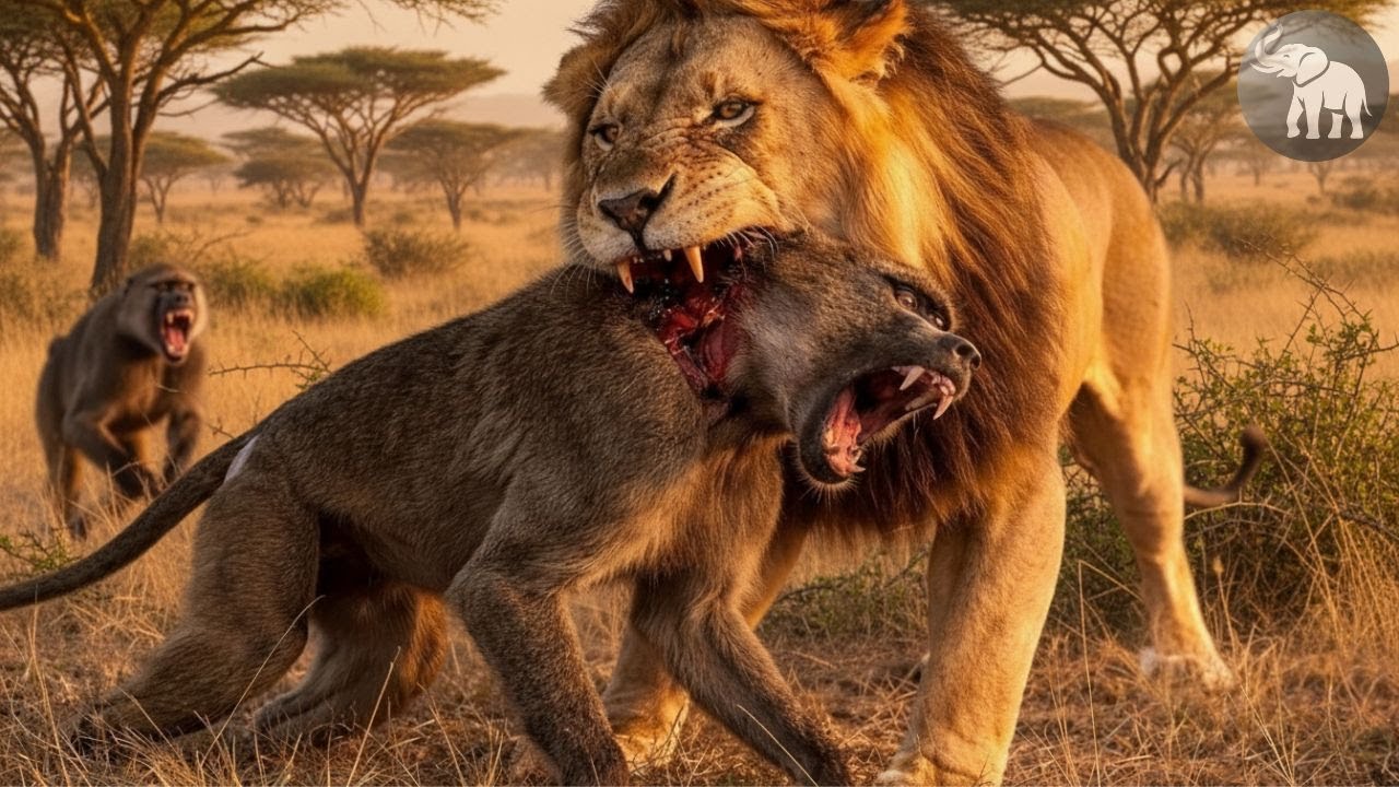 El Rey León | El Choque de Leones que Dejó Solo Dolor #animalessalvajes