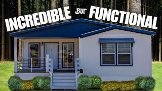 This mobile home model is called the 'RANCH' and it be DRESSIN(IYKYK)! Prefab House Tour