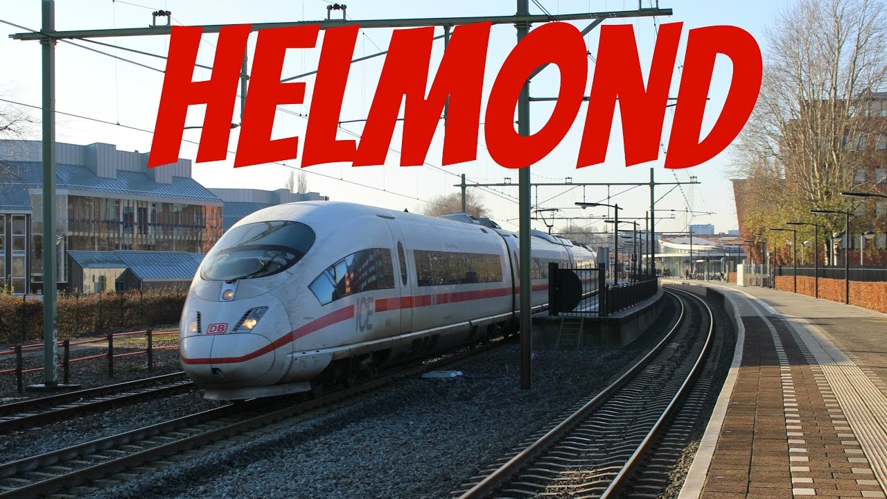 Treinen op station Helmond 3-12-2016