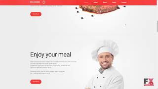 Cafe and Restaurant Responsive Website Template TMT | Free Template