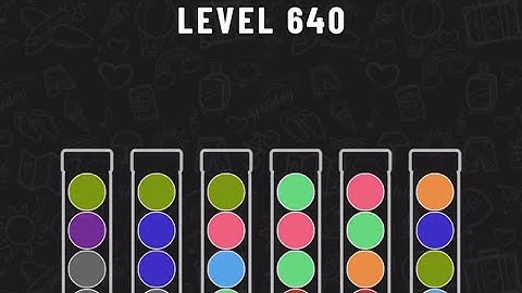 Ball Sort Puzzle Level 640 #ballsortpuzzle #ballsortpuzzlegameplay #puzzlegame #mobilegames