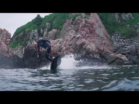 ELECTRIC SURFBOARD - ADRENALINE IN SOUTHERN SWEDEN 2018