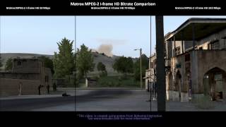 Codec Test - DXTory Matrox MPEG-2 I-frame codec - different bitrates