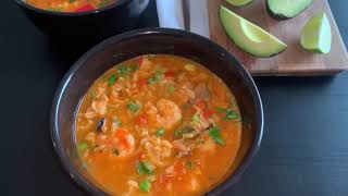 Asopao de Mariscos  (fácil de preparar)