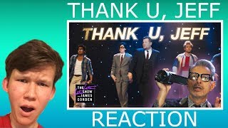 thank u, jeff -- Ariana Grande Parody REACTION ( The Late Late Show with James Corden )