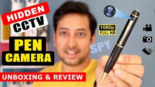 Best Spy Pen Camera Review in India 2024 | Pen CCTV camera | Portable cctv camera | Battery CCTV