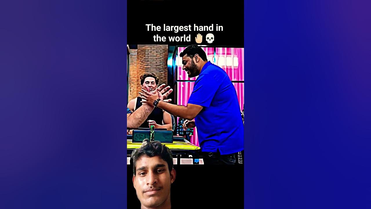 largest hand in the world #armwrestler #armwrestling #armwrestlingchalleng #ayman_edit