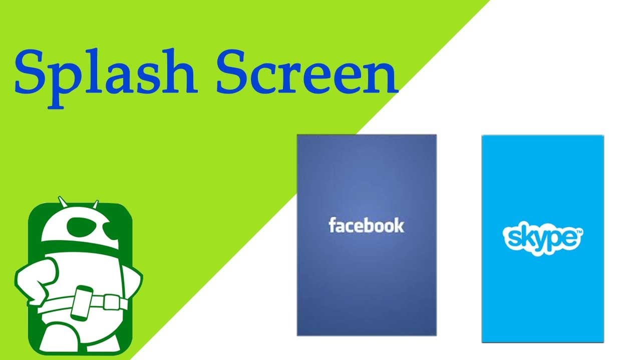 Splash Screen On Android Studio Welcome Screen On Android Studio Youtube