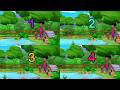 Gracie's Corner Five little ducks four video in one screen