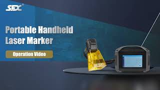 Portable Handheld Laser Marking Machine Operation Video