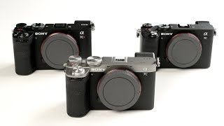 Kameravergleich - Sony A7C vs Sony A7C II vs Sony A7C R