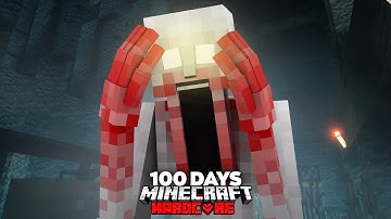 I Survived 100 Days In a SCP Lockdown In Hardcore Minecraft